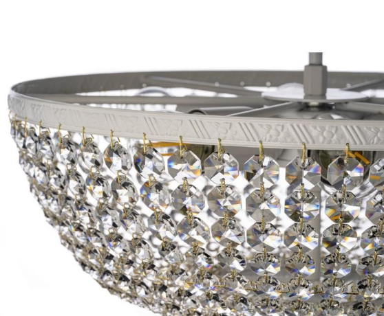 Люстра потолочная с Led лампочками в комплекте Arti Lampadari Nobile E 1.3.40.2.100 WG+Lamps 