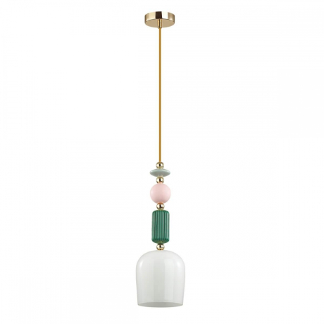 Подвесной светильник со светодиодной лампочкой E14, комплект от Lustrof. №277481-624566 