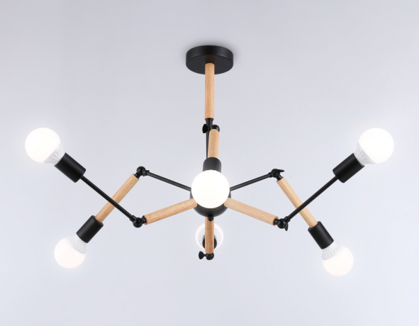 Люстра на штанге в стиле лофт Ambrella light TRADITIONAL TR80488