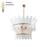 Люстра подвесная с лампочками iLamp 15602-11 ANB+CL+Lamps 