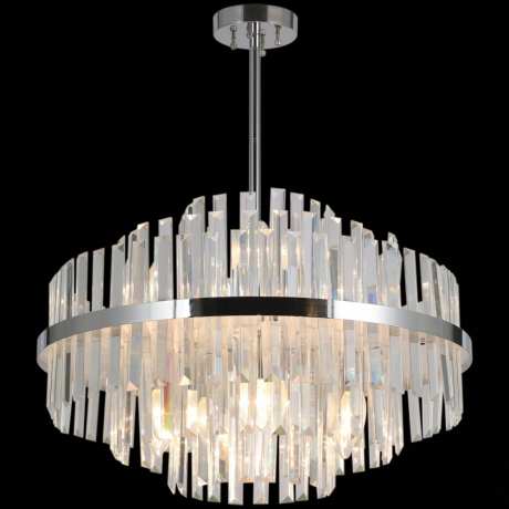 Люстра на штанге хрустальная Illumico IL0126-9P-79 CR (1425388) 