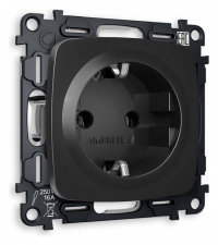Розетка с заземлением, без рамки Ambrella Volt OMEGA MO806010