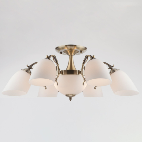 Потолочная люстра Eurosvet Ariele 22010/6+2 античная бронза 