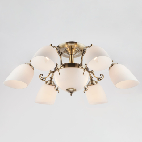 Потолочная люстра Eurosvet Ariele 22010/6+2 античная бронза 