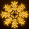 Светодиодная фигура Снежинка теплый свет Ardecoled ARD-Snowflake-M8-950x950-540Led Warm (34255)