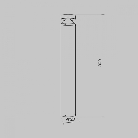 Наземный низкий светильник Maytoni Outdoor Olten O591FL-L12GF3K1