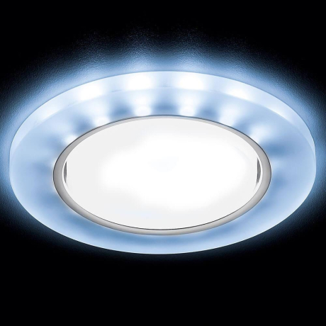 G214 CL/CH/CLD Встраиваемый точечный светильник GX53 с LED подсветкой Ambrella light Compo 