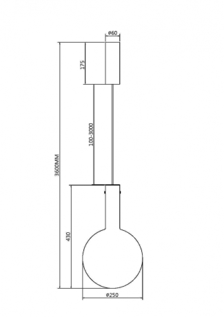 Подвесной светильник Maytoni Nebula MOD182PL-L6B3K 