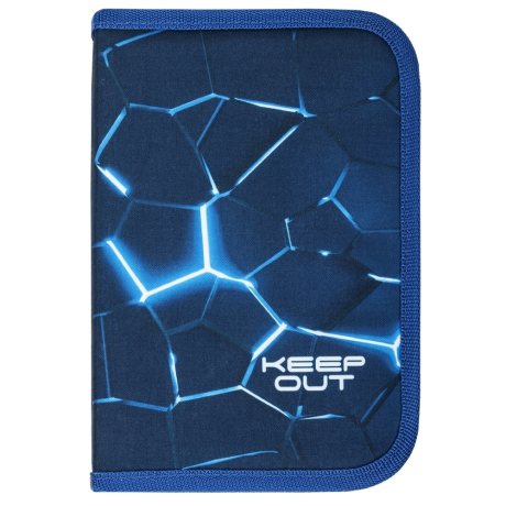 Нарушена упаковка!  <723059> Пенал BRAUBERG, 1 отделение, 2 откидные планки, полиэстер, 21х14 см, Digital lava, 272320