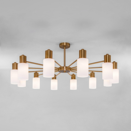 Потолочная люстра Eurosvet Vegga 70160/12 латунь (a057111) 