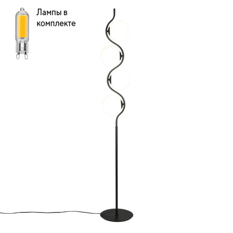 Торшер с Led лампочками в комплекте APLOYT APL.312.05.04+Lamps 