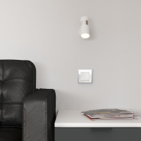 Рамка на 1 пост Werkel Baguette (белый/серебро) W0012850