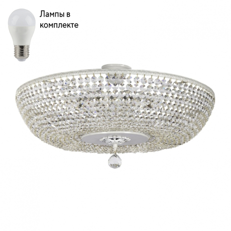 Люстра потолочная с Led лампочками в комплекте Arti Lampadari Nobile E 1.3.60.2.100 WG+Lamps 