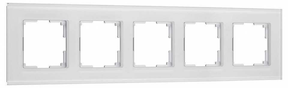 Рамка на 5 постов Werkel Senso белый soft-touch W0053101