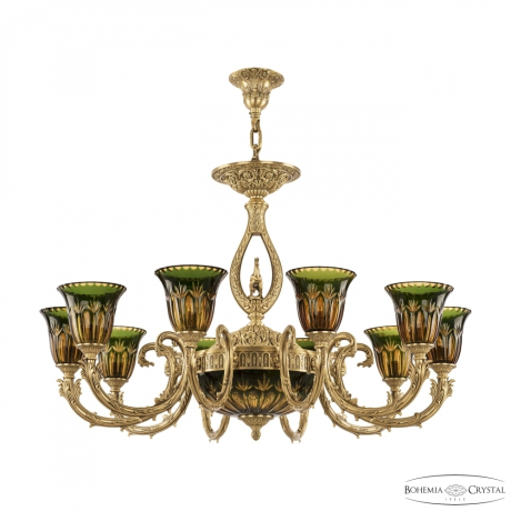 Люстра Bohemia Ivele Crystal 71409P/8/250 FP P2 U Amber-Green/H-1I FH3M 