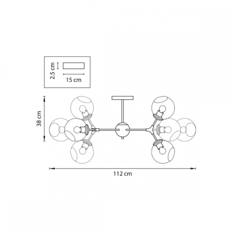 Люстра на штанге Beta Lightstar 785083 