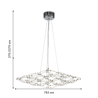 Подвесная люстра Favourite Thinner 4305-8P
