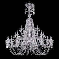 1402/20+10+5/530/XL-165/Ni Подвесная люстра Bohemia Ivele