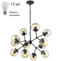 Подвесная люстра с лампочками Wertmark WE236.12.023+Lamps