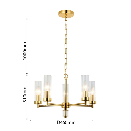 Подвесная люстра Favourite Aesthetic с поддержкой Маруся 2673-5P-М 