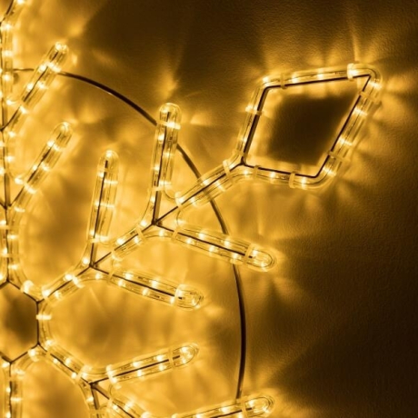 Светодиодная фигура Снежинка теплый свет Ardecoled ARD-Snowflake-M9-900x900-360Led Warm (34257)