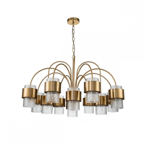 Подвесная люстра Indigo Eleganza 12019/A/12P Brass 