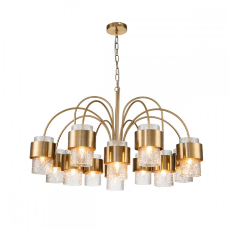 Подвесная люстра Indigo Eleganza 12019/A/12P Brass 