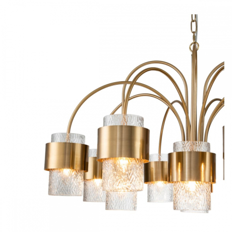 Подвесная люстра Indigo Eleganza 12019/A/12P Brass 