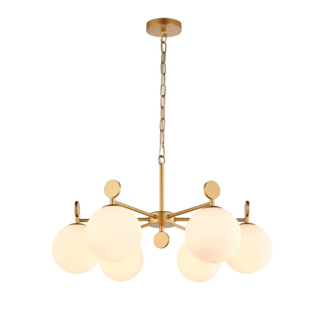 Подвесная люстра с лампочками Favourite Absolute 2928-6P+Lamps E14 P45 