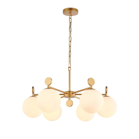Подвесная люстра с лампочками Favourite Absolute 2928-6P+Lamps E14 P45