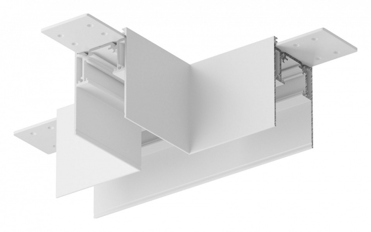 Соединитель T-образный для треков накладных Maytoni Technical Accessories for tracks Gravity TRA010CT-41W 