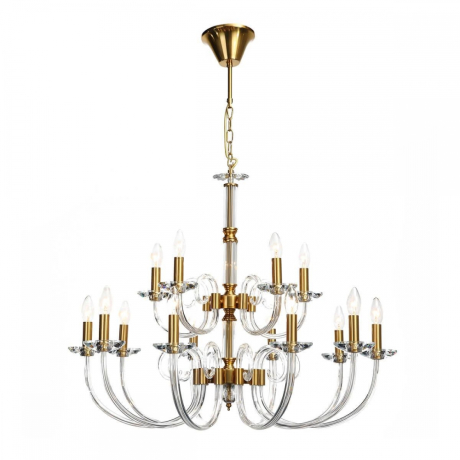 Подвесная люстра с хрусталем Glass Stilfort 1050/03/15P 