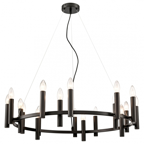 Cветильник подвесной, E14, 18x40W Velante Классический стиль 367-023-18 