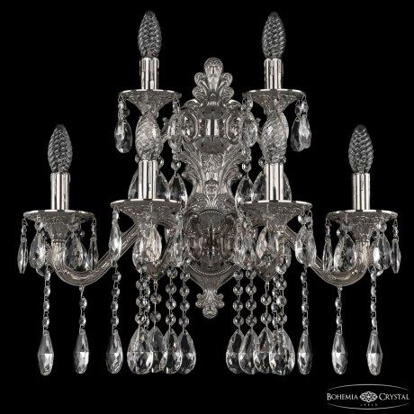Бра Bohemia Ivele Crystal 7102B16/4+2/210 A Ni 