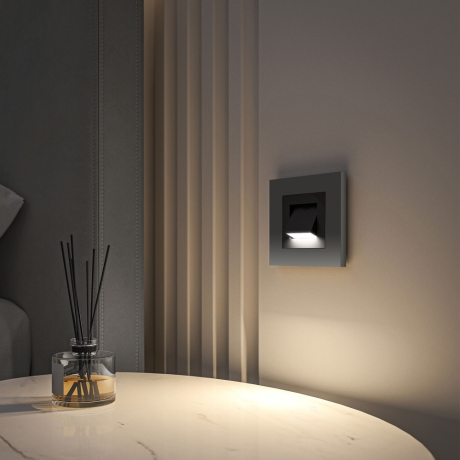 Встраиваемая LED подсветка Turn (черный матовый) W1154708 Werkel 