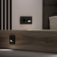 Встраиваемая LED подсветка Turn (черный матовый) W1154708 Werkel