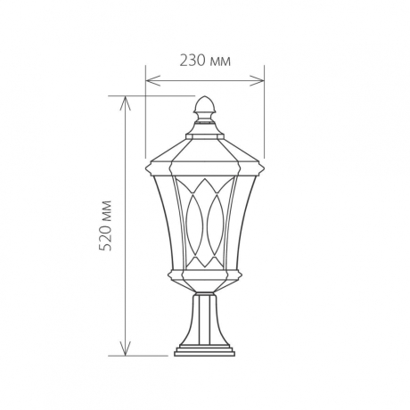 Уличный ландшафтный светильник Elektrostandard (a031922) Virgo S капучино GLXT-1450S