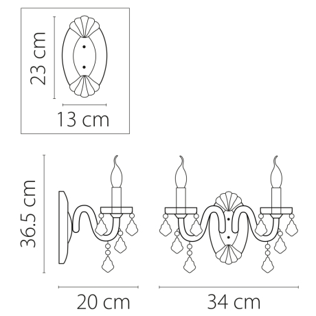 Бра Osgona Classic 700624 