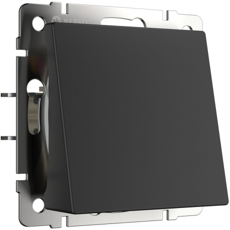 Розетка для вывода кабеля без рамки Werkel черный матовый W1150208