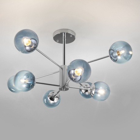 Люстра на штанге Eurosvet Ascot 30166/8 хром a047255 