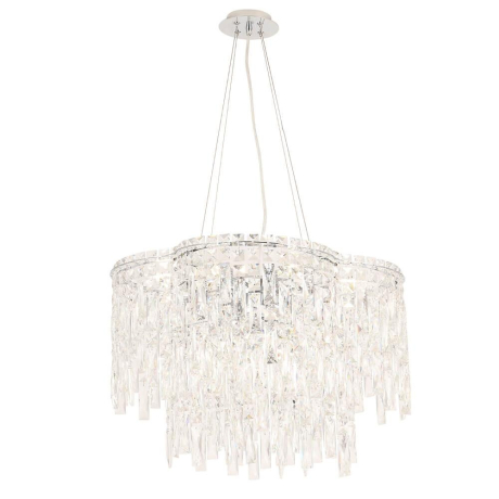 Подвесная люстра с лампочками CRYSTAL LUX Abril SP12+Lamps 
