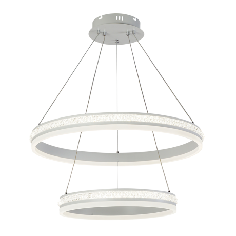 Подвесная диммируемая люстра с пультом ДУ Profit Light 6040/2 WHT 226W 