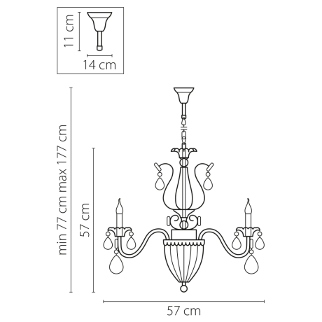 Подвесная люстра Lightstar Schon 790061 