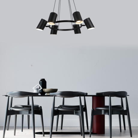 Подвесная люстра 70147/6 черный Eurosvet (a062033) 