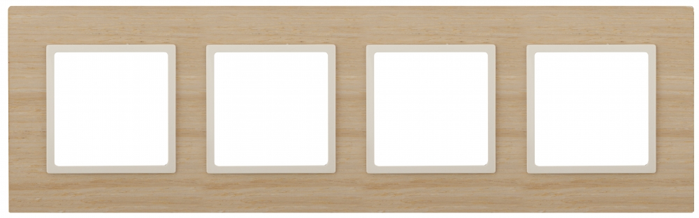 Рамка 4-постовая ЭРА Elegance 14-5304-11 Б0034588