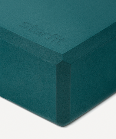 Нарушена упаковка!  <761569> Блок для йоги YB-200 EVA, изумрудный Starfit ЦБ-00003535