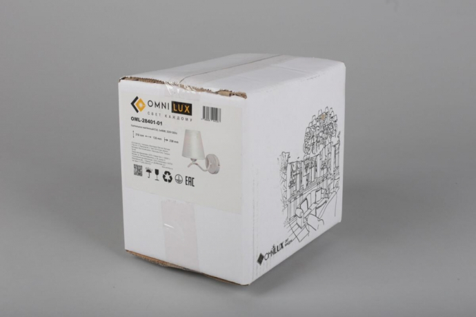 Бра с лампочкой Omnilux OML-28401-01+Lamps 