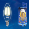 Филаментная светодиодная лампа E14 5W 3000К (теплый) Multibright Uniel LED-C35-5W-WW-E14-CL-MB GLM10TR (UL-00002367) 