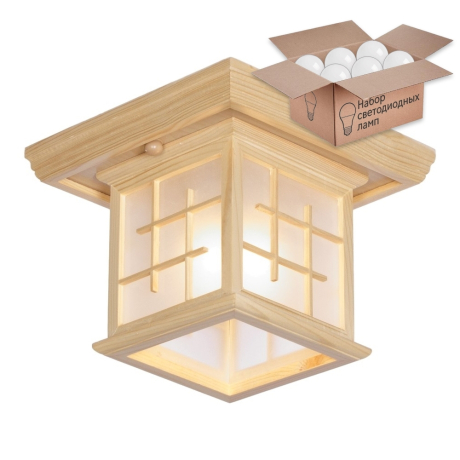 Потолочный светильник с лампочкой Velante 592-717-01+Lamps А60