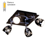 Светильник спот с Led лампочками в комплекте Velante 223-122-04+Lamps 